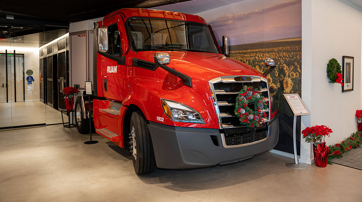 The Story Behind the Ruan Truck at ATA Headquarters WTA Global Inc